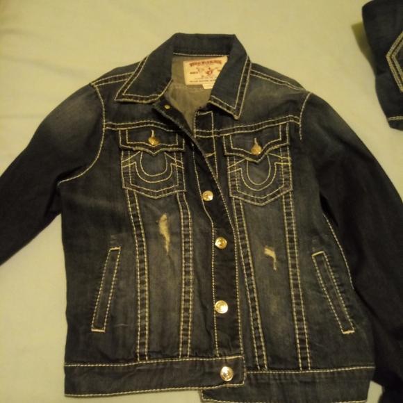 True religion jeans/jean jacket